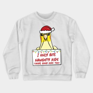 Only Bite Naughty Kids Lutino Cockatiel Crewneck Sweatshirt